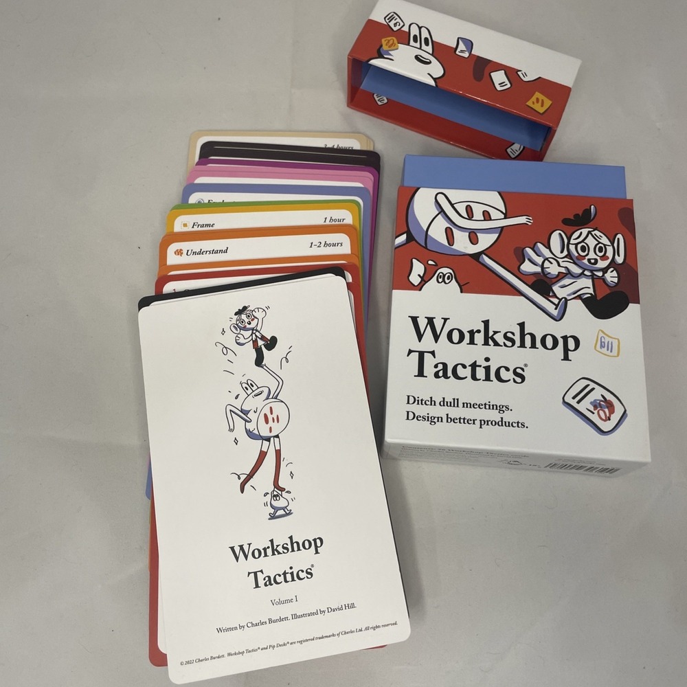 Pip Decks Workshop Tactics Official 56-Card Deck for Running Effective Workshops - Picture 3 of 3